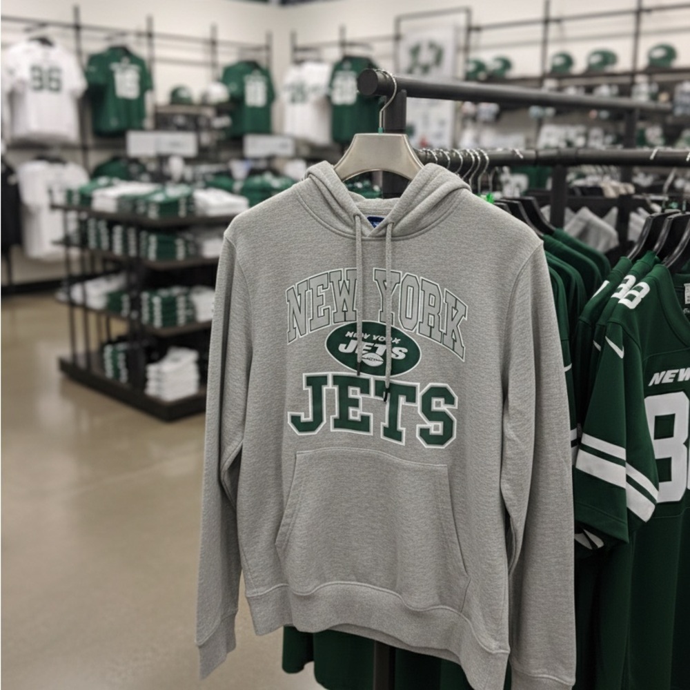 STARTER Gray New York Jets Hoodie 🏈